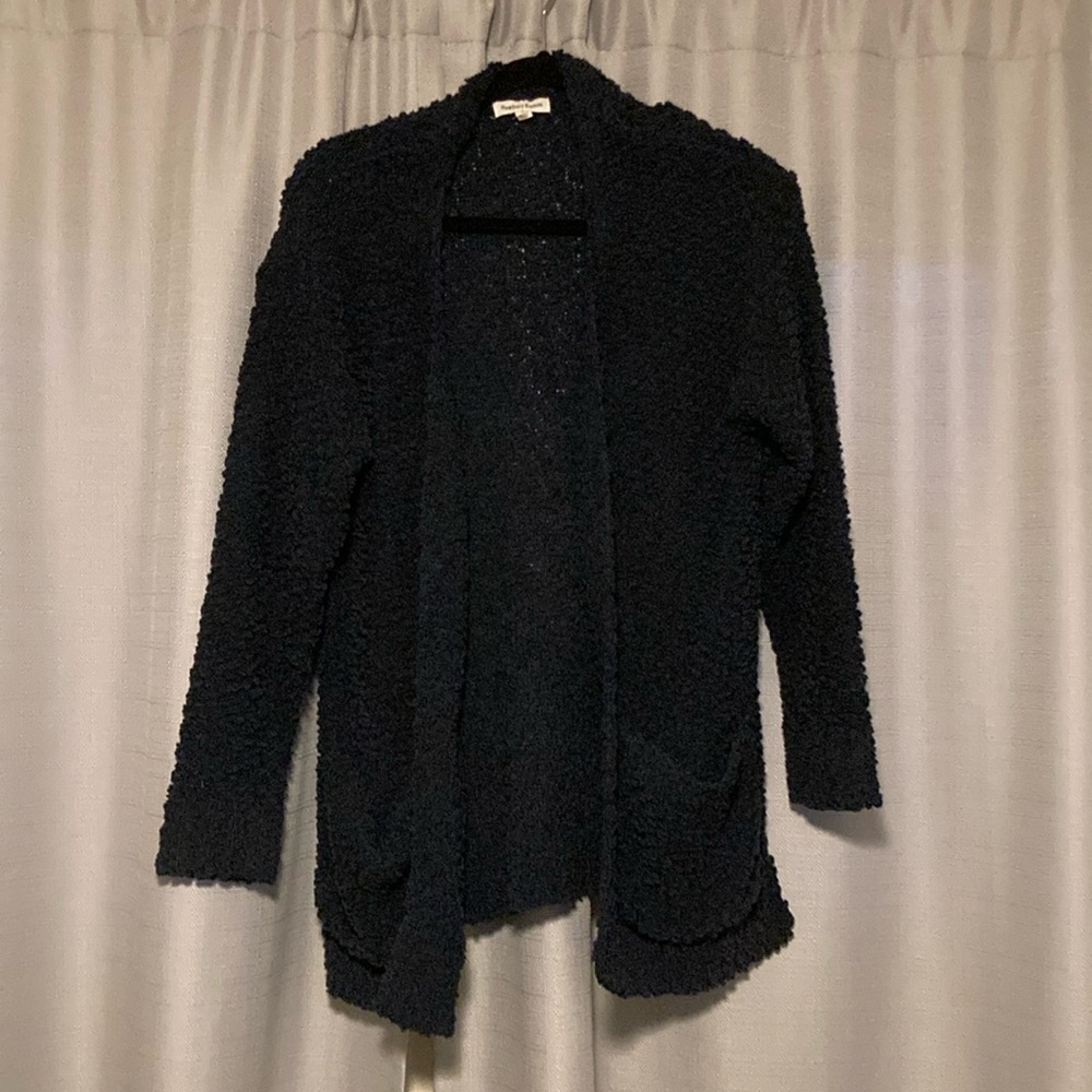 Navy blue Newbury Kustom cardigan in size small